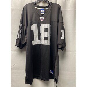 NFL Reebok Randy Moss #18 Oakland Raiders Jersey-56 3XL SKU 3655